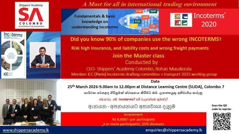 Masterclass on fundamentals and basic knowledge on understanding Incoterms