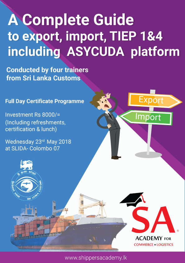 Certificate programme on Customs Import/Export Procedures