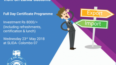 Certificate programme on Customs Import/Export Procedures